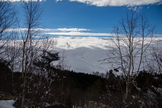 The magnificent mountain scenery of the Caucasus Nature Reserve