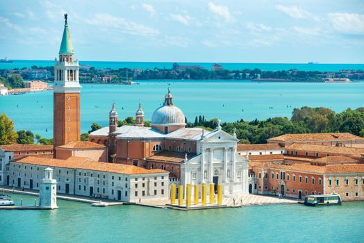 View from San Marco to San Giorgio island, Venice, Italy