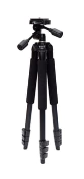 photo tripod isolated on white background