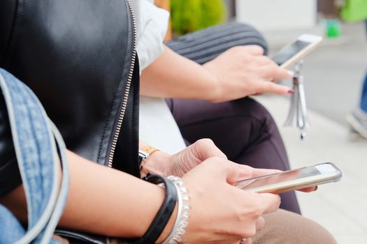 People Using a Smart Phone,Social Media Life