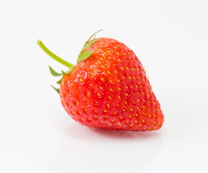 fresh strawberry isolated on white background