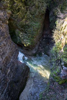 Beautiful mountain scenery . Guam gorge. Krasnodar region