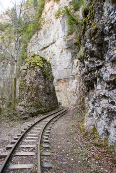 Beautiful mountain scenery . Guam gorge. Krasnodar region