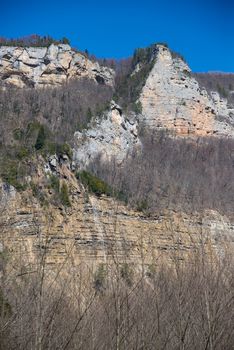 Beautiful mountain scenery . Guam gorge. Krasnodar region