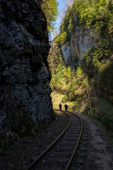 Beautiful mountain scenery . Guam gorge. Krasnodar region