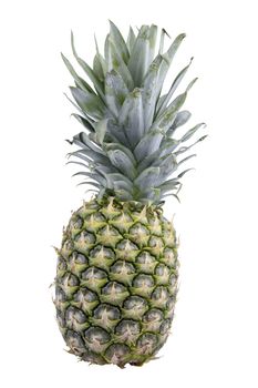 Fresh ananas isolated over white background