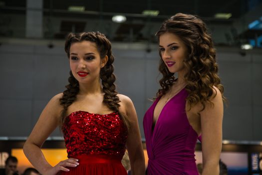 Models - brunette with braids in red and magneto 2016