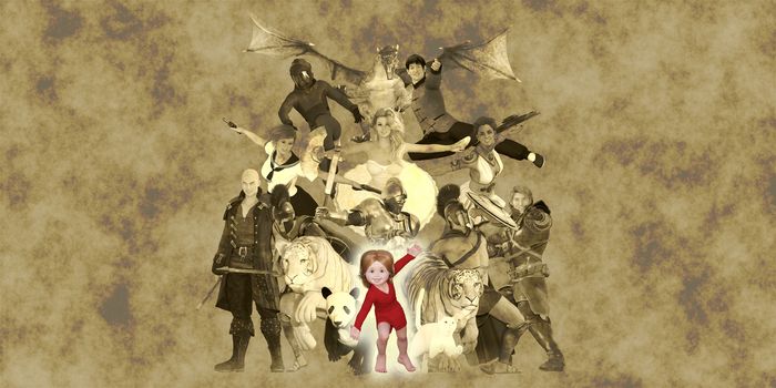 Children Fantasy Book Concept Using Their Imagination