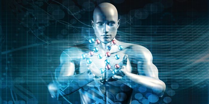 Science Technology Background as a Medical Concept