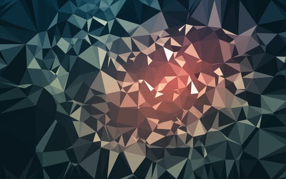 Abstract low poly background, geometry triangle, mosaic pastel color background