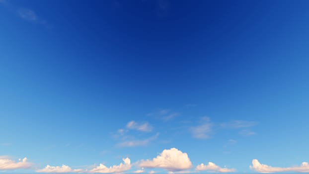 Cloudy blue sky abstract background, blue sky background with tiny clouds, 3d rendering

