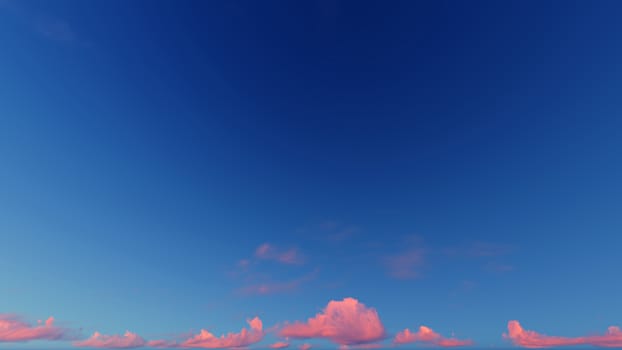 Cloudy blue sky abstract background, blue sky background with tiny clouds, 3d rendering

