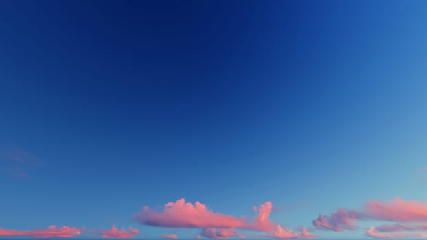 Cloudy blue sky abstract background, blue sky background with tiny clouds, 3d rendering

