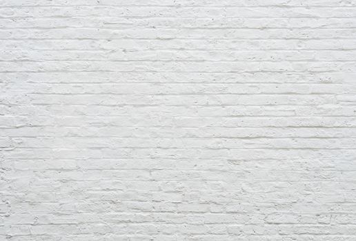 White brick wall texture or background
