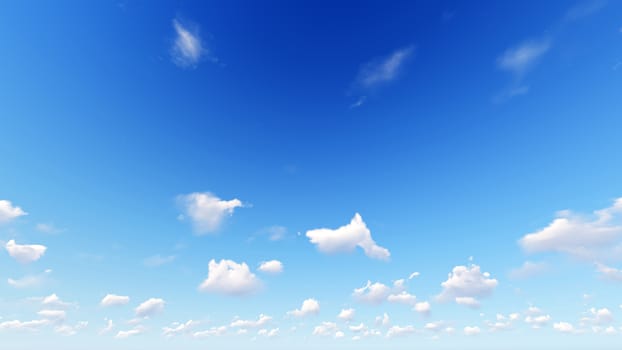 Cloudy blue sky abstract background, blue sky background with tiny clouds, 3d rendering

