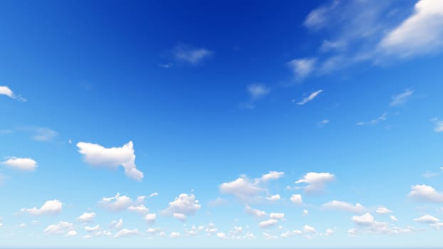 Cloudy blue sky abstract background, blue sky background with tiny clouds, 3d rendering

