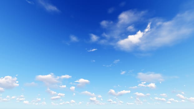 Cloudy blue sky abstract background, blue sky background with tiny clouds, 3d rendering

