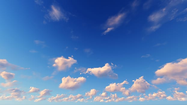 Cloudy blue sky abstract background, blue sky background with tiny clouds, 3d rendering

