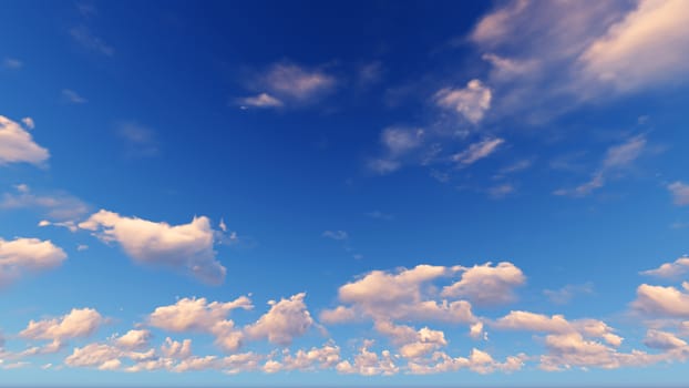 Cloudy blue sky abstract background, blue sky background with tiny clouds, 3d rendering

