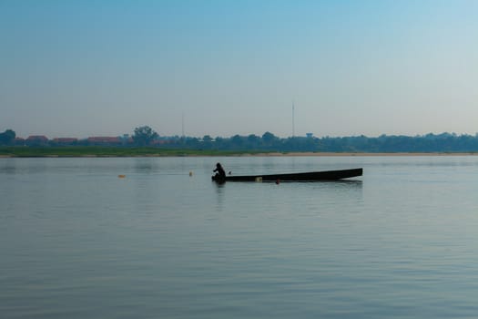 Fishermen can fish in the river .