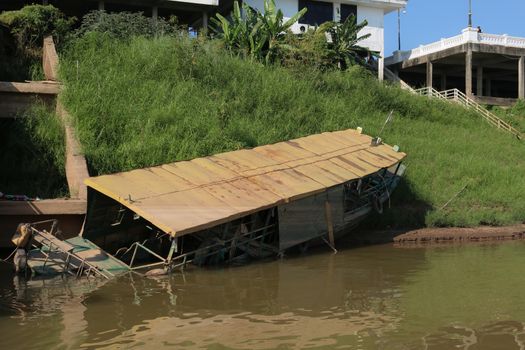 Passenger ship capsized