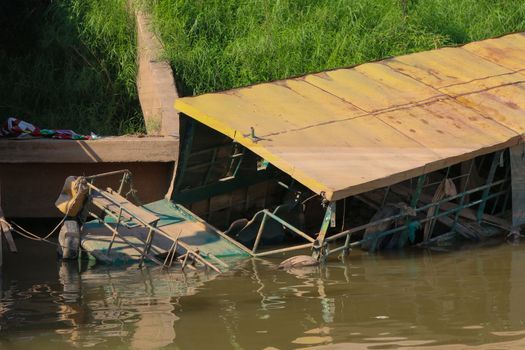 Passenger ship capsized