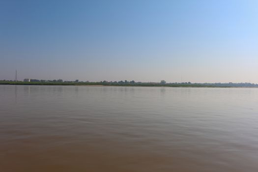 Beautiful landscape of the Mekong river in Thailand
