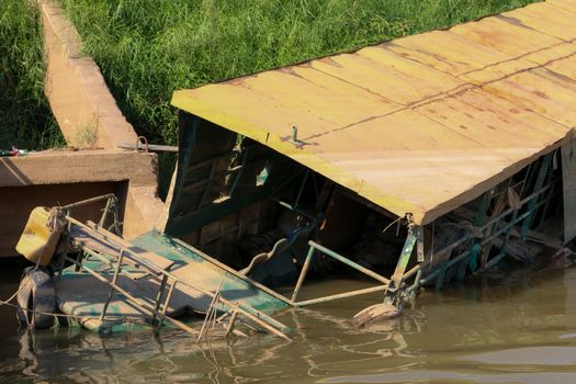 Passenger ship capsized