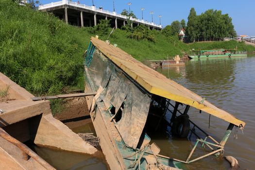 Passenger ship capsized