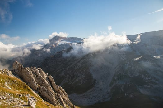 Majestic mountain landscapes of the Caucasian reserve