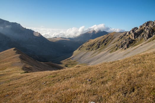 Majestic mountain landscapes of the Caucasian reserve