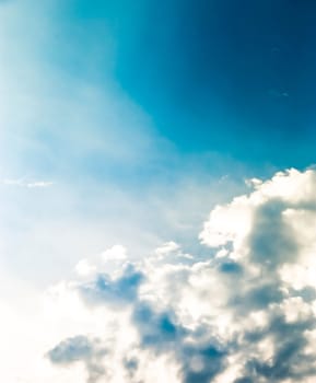 View cloud and sky sunset with background