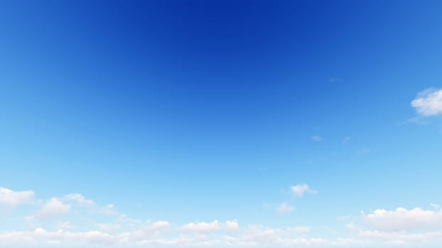 Cloudy blue sky abstract background, blue sky background with tiny clouds, 3d rendering

