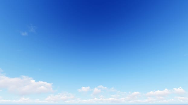 Cloudy blue sky abstract background, blue sky background with tiny clouds, 3d rendering

