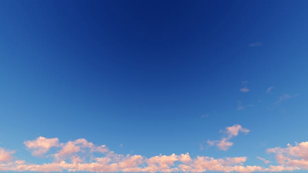 Cloudy blue sky abstract background, blue sky background with tiny clouds, 3d rendering

