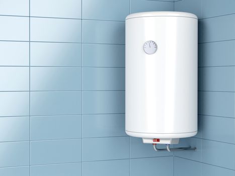 Water heater in the bathroom