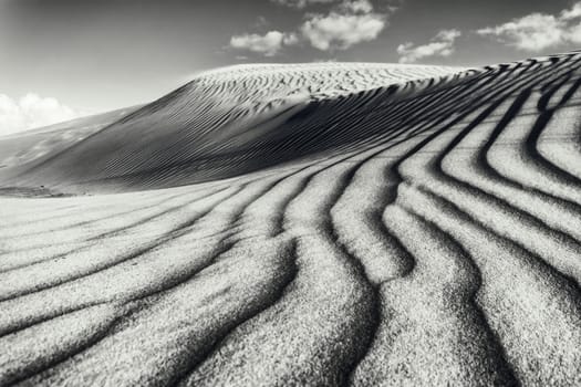 Photograph of sand dunes in Denmark