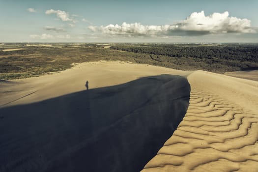 Photograph of sand dunes in Denmark