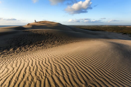 Photograph of sand dunes in Denmark