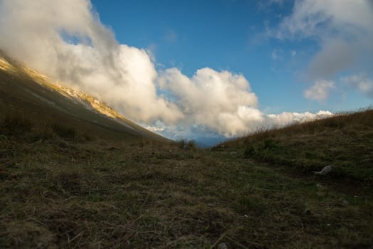 Majestic mountain landscapes of the Caucasian reserve