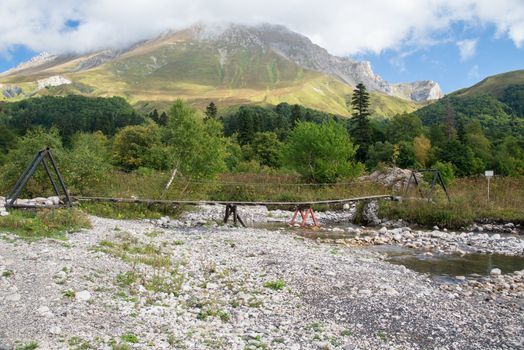 Majestic mountain landscapes of the Caucasian reserve