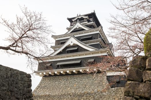 old castle is a landmark in japan