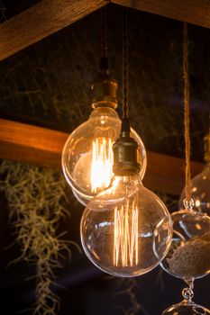 classic incandescent decorate in the shop