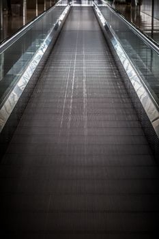 moving walkway in the airport