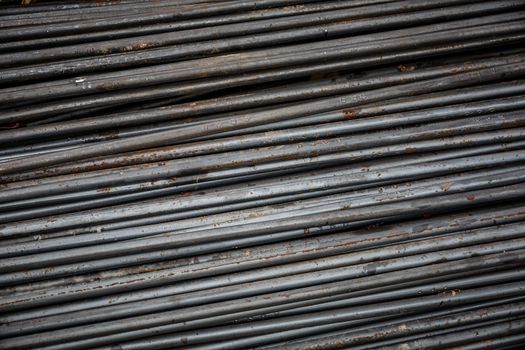 close up of a steel rod