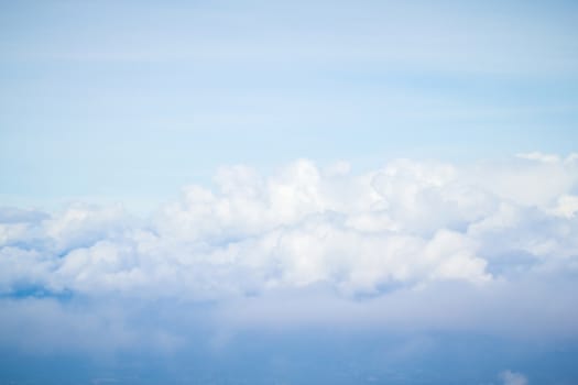 cloud and sky view from a airplane