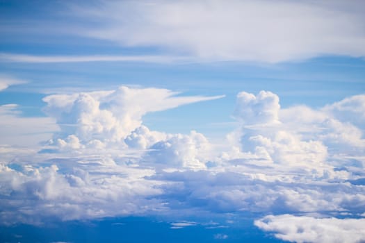 cloud and sky view from a airplane