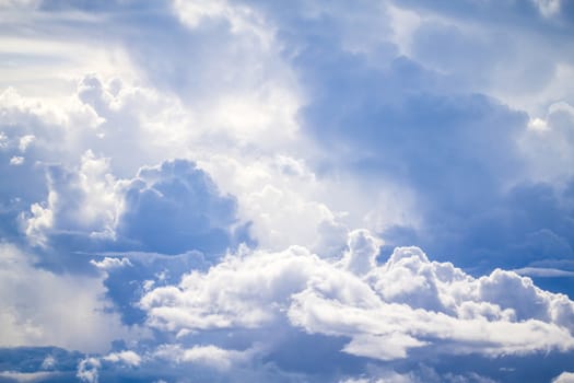 cloud and sky view from a airplane