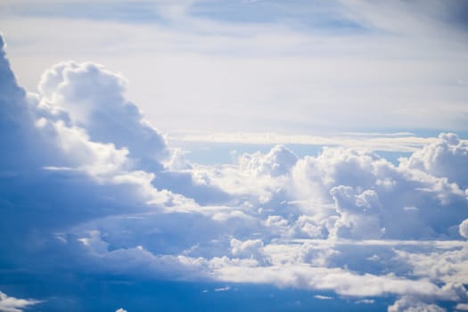 cloud and sky view from a airplane