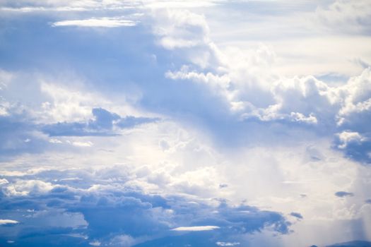 cloud and sky view from a airplane